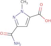 3-Carbamoyl-1-methyl-1H-pyrazole-5-carboxylic acid