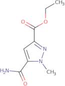 1H-Pyrazole-3-carboxylic acid,5-(aminocarbonyl)-1-methyl-,ethyl ester