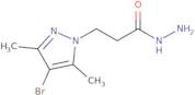 3-(4-Bromo-3,5-dimethyl-1H-pyrazol-1-yl)propanohydrazide