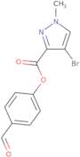 4-Formylphenyl 4-bromo-1-methyl-1H-pyrazole-3-carboxylate