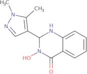 2-(1,5-Dimethyl-1H-pyrazol-4-yl)-3-hydroxy-2,3-dihydro-1H-quinazolin-4-one