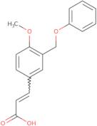 3-[4-Methoxy-3-(phenoxymethyl)phenyl]prop-2-enoic acid