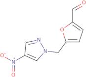 5-[(4-Nitro-1H-pyrazol-1-yl)methyl]furan-2-carbaldehyde