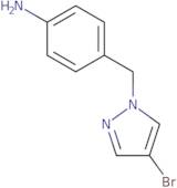 4-[(4-Bromo-1H-pyrazol-1-yl)methyl]aniline