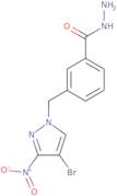 3-(4-Bromo-3-nitro-pyrazol-1-ylmethyl)-benzoic acid hydrazide