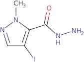 4-Iodo-1-methyl-1H-pyrazole-5-carbohydrazide