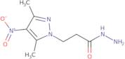 3-(3,5-Dimethyl-4-nitro-1H-pyrazol-1-yl)propanohydrazide