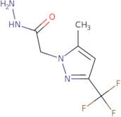 2-[5-Methyl-3-(trifluoromethyl)-1H-pyrazol-1-yl]acetohydrazide