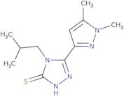 5-(1,5-Dimethyl-1H-pyrazol-3-yl)-4-isobutyl-4H-1,2,4-triazole-3-thiol