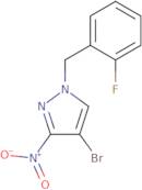 4-Bromo-1-(2-fluoro-benzyl)-3-nitro-1H-pyrazole