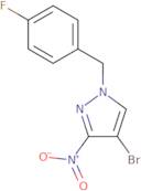 4-Bromo-1-(4-fluorobenzyl)-3-nitro-1H-pyrazole