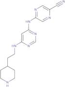 5-((6-((2-(Piperidin-4-yl)ethyl)amino)pyrimidin-4-yl)amino)pyrazine-2-carbonitrile