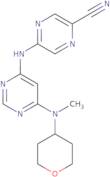 5-((6-(Methyl(tetrahydro-2H-pyran-4-yl)amino)pyrimidin-4-yl)amino)pyrazine-2-carbonitrile