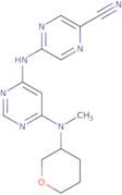 5-((6-(Methyl(tetrahydro-2H-pyran-3-yl)amino)pyrimidin-4-yl)amino)pyrazine-2-carbonitrile