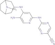 5-[[5-Amino-4-[(8-methyl-8-azabicyclo[3.2.1]octan-3-yl)amino]pyridin-2-yl]amino]pyrazine-2-carbonitrile