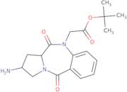 tert-Butyl 2-[(7S)-5-amino-2,8-dioxo-3,9-diazatricyclo[8.4.0.0,3,7]tetradeca-1(14),10,12-trien-9-yl]acetate