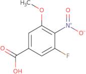 3-Fluoro-5-methoxy-4-nitrobenzoic acid