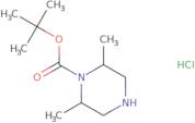 tert-Butyl (2R,6R)-2,6-dimethylpiperazine-1-carboxylate hydrochloride