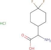 2-Amino-2-(4,4-difluorocyclohexyl)acetic acid hydrochloride