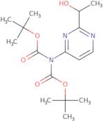 tert-Butyl N-tert-butoxycarbonyl-N-[2-(1-hydroxyethyl)pyrimidin-4-yl]carbamate