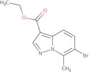 Ethyl 6-bromo-7-methyl-pyrazolo[1,5-a]pyridine-3-carboxylate