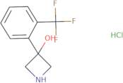 3-[2-(Trifluoromethyl)phenyl]azetidin-3-ol hydrochloride