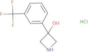 3-[3-(Trifluoromethyl)phenyl]azetidin-3-ol hydrochloride