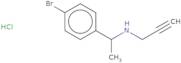 N-[1-(4-Bromophenyl)ethyl]prop-2-yn-1-amine hydrochloride