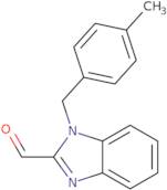 1-[(4-Methylphenyl)methyl]-1H-1,3-benzodiazole-2-carbaldehyde