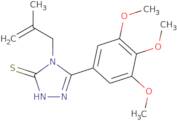 4-(2-Methylprop-2-en-1-yl)-5-(3,4,5-trimethoxyphenyl)-4H-1,2,4-triazole-3-thiol