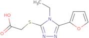 2-{[4-Ethyl-5-(furan-2-yl)-4H-1,2,4-triazol-3-yl]sulfanyl}acetic acid