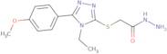 2-{[4-Ethyl-5-(4-methoxyphenyl)-4H-1,2,4-triazol-3-yl]sulfanyl}acetohydrazide