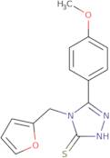 4-(Furan-2-ylmethyl)-5-(4-methoxyphenyl)-4H-1,2,4-triazole-3-thiol