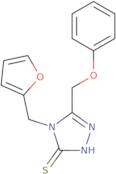 4-(Furan-2-ylmethyl)-5-(phenoxymethyl)-4H-1,2,4-triazole-3-thiol