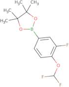 2-[4-(Difluoromethoxy)-3-fluorophenyl]-4,4,5,5-tetramethyl-1,3,2-dioxaborolane
