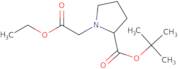 (S)-tert-Butyl 1-(2-ethoxy-2-oxoethyl)pyrrolidine-2-carboxylate