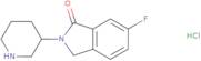 (S)-6-Fluoro-2-(piperidin-3-yl)isoindolin-1-one hydrochloride