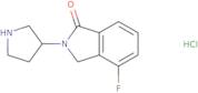 (S)-4-Fluoro-2-(pyrrolidin-3-yl)isoindolin-1-one hydrochloride