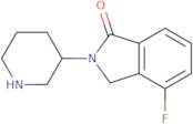 (S)-4-Fluoro-2-(piperidin-3-yl)isoindolin-1-one