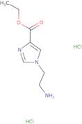 Ethyl 1-(2-aminoethyl)-1H-imidazole-4-carboxylate dihydrochloride