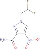 1-(2,2-Difluoroethyl)-4-nitro-1H-pyrazole-3-carboxamide