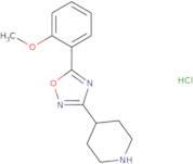 4-[5-(2-Methoxyphenyl)-1,2,4-oxadiazol-3-yl]piperidine hydrochloride