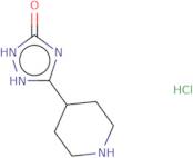 5-(Piperidin-4-yl)-2,3-dihydro-1H-1,2,4-triazol-3-one hydrochloride