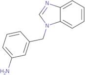 3-(1H-1,3-Benzodiazol-1-ylmethyl)aniline