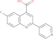 6-Fluoro-2-pyridin-4-yl-quinoline-4-carboxylic acid