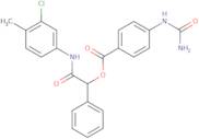 [(3-Chloro-4-methylphenyl)carbamoyl](phenyl)methyl 4-(carbamoylamino)benzoate