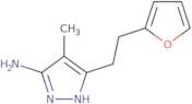 5-[2-(Furan-2-yl)ethyl]-4-methyl-1H-pyrazol-3-amine