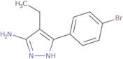 3-(4-Bromophenyl)-4-ethyl-1H-pyrazol-5-amine