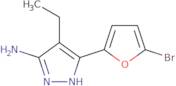 5-(5-Bromofuran-2-yl)-4-ethyl-1H-pyrazol-3-amine