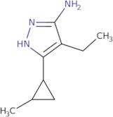 4-Ethyl-5-(2-methylcyclopropyl)-1H-pyrazol-3-amine